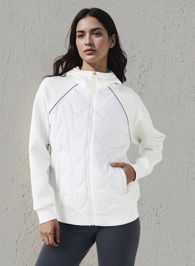 Splash Active Women Hybrid Hooded Puffer Jacket - Image 1